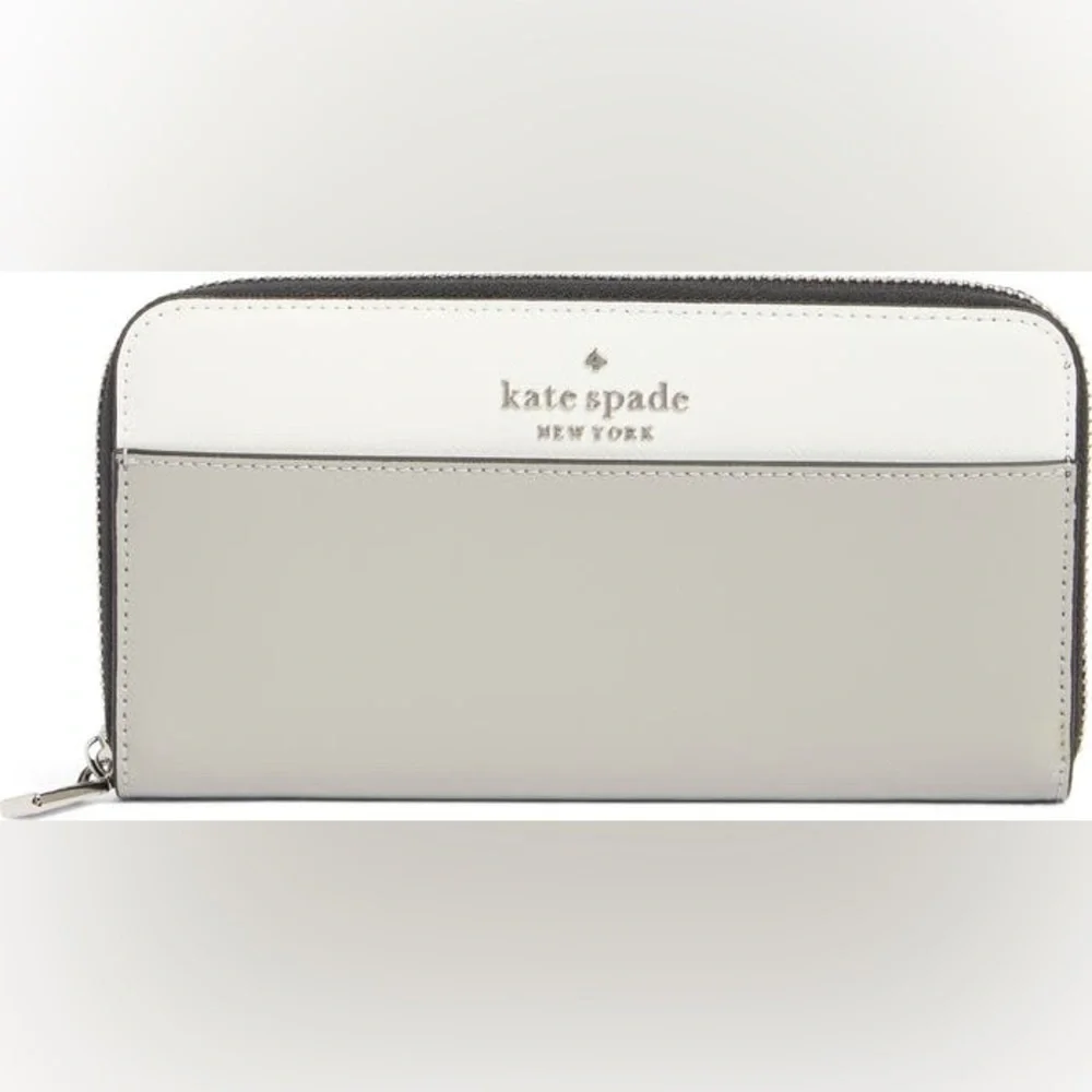 Kate Spade New York Staci Continental Wallet Nimbus Grey Multi